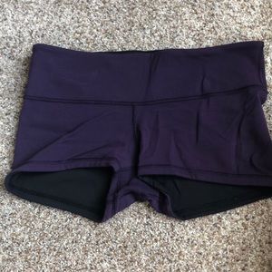 Lululemon reversible spandex shorts